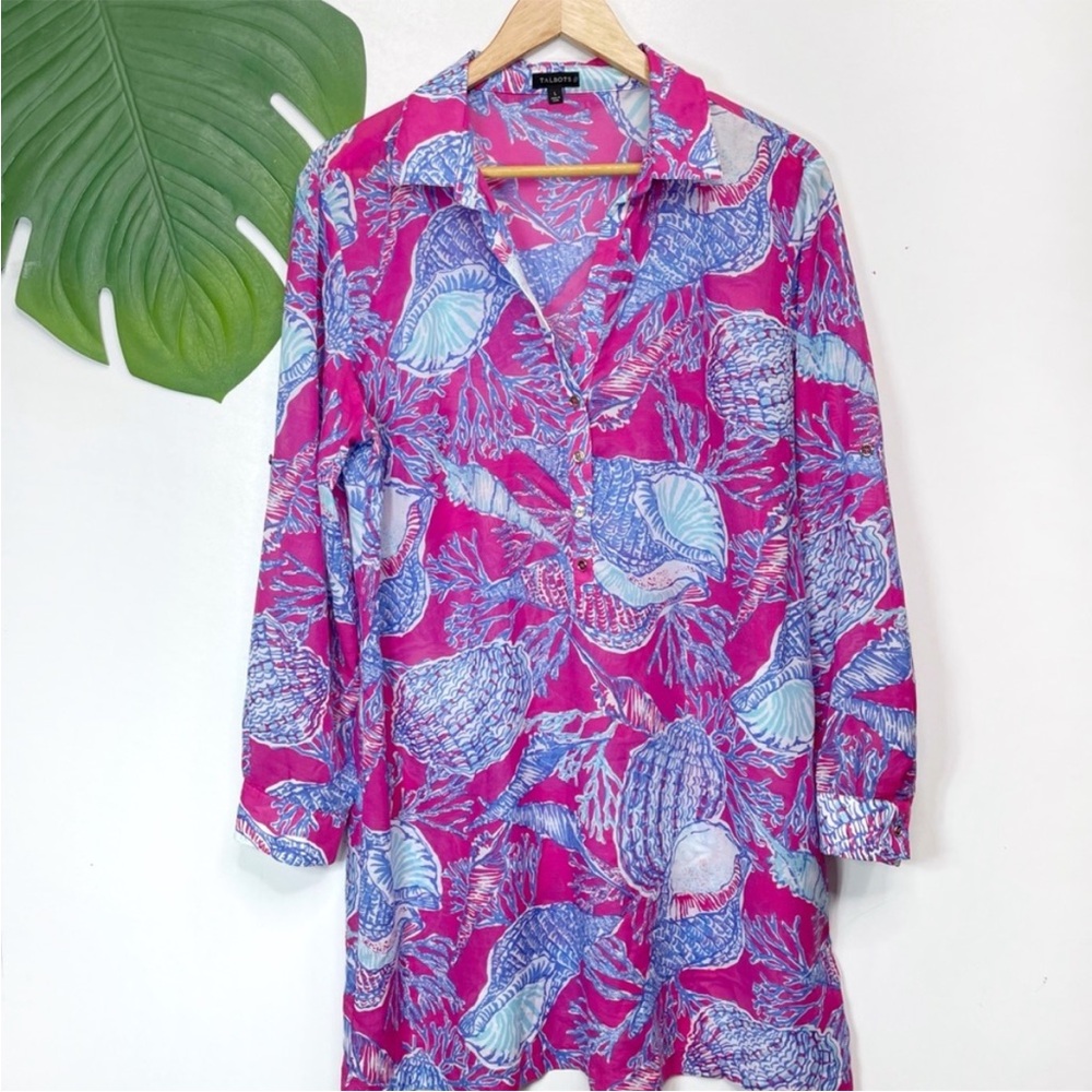 Talbots Seashell Swim Cover